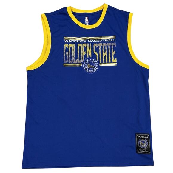 Unk Other - UNK Stephen Curry 30 Warriors Jersey Tank Men’s XL Blue Mesh Sleeveless